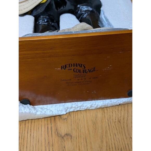 VANMARK RED HATS OF COURAGE GALLANTRY 18in FIREFIGHTER FIREMAN In Orig. Box - Picture 7 of 11